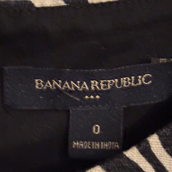 Banana Republic 100% Linen Zebra‎ Print Sheath Dress. Size 0 - Picture 5 of 8